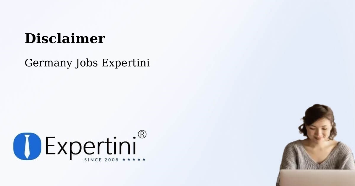 Disclaimer – Böttingen - Germany Jobs Expertini